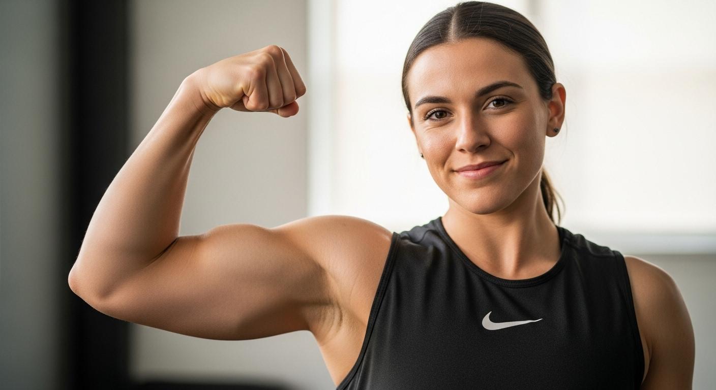 팔뚝살 운동 한달 후기