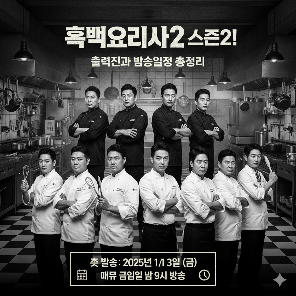 흑백요리사 시즌2 확정!