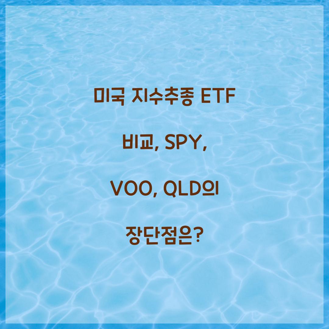 미국 지수추종 ETF