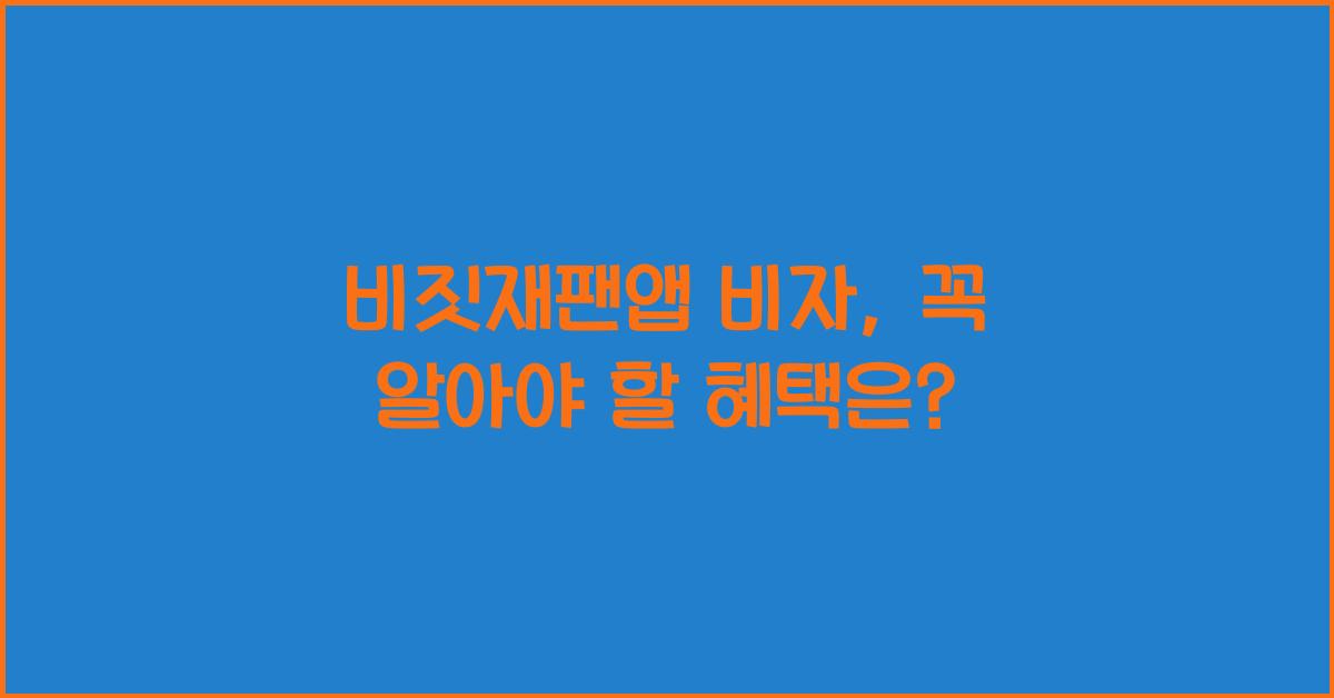 비짓재팬앱 비자