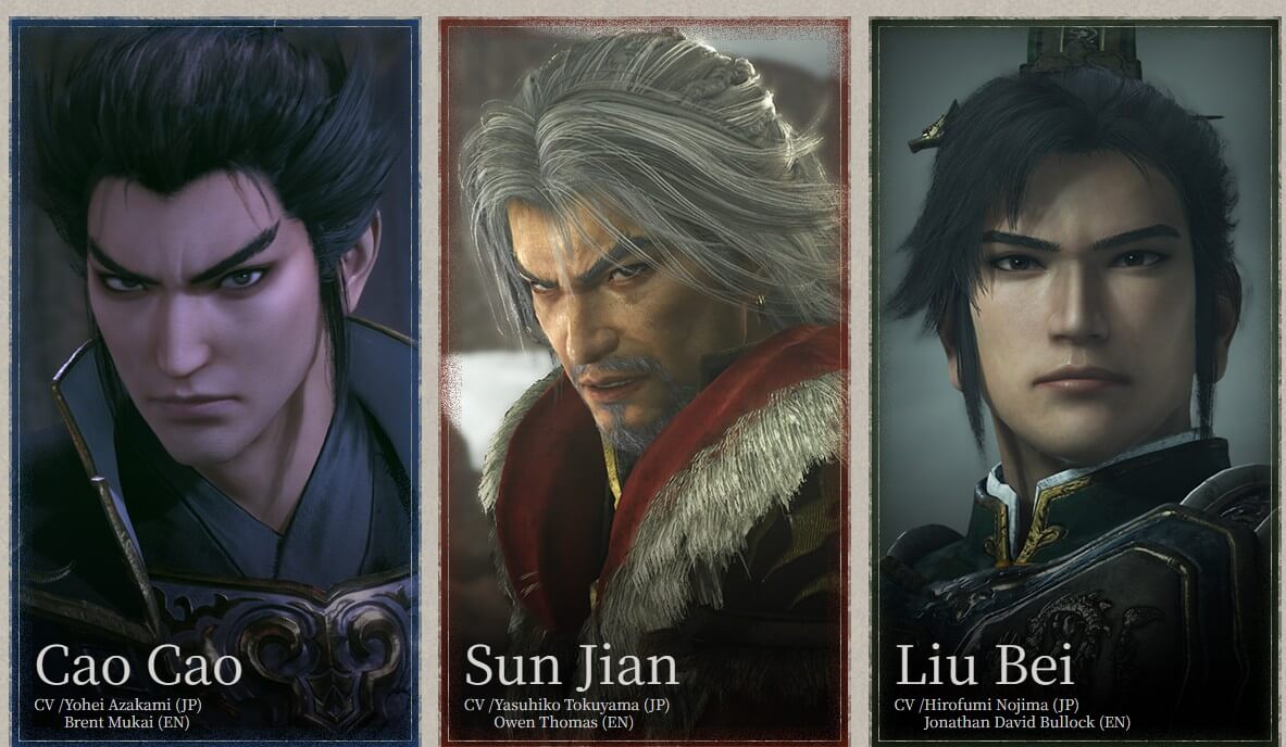 진삼국무쌍오리진-캐릭터-그림입니다.