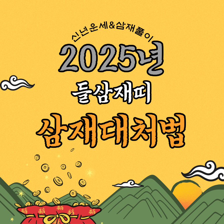 2025년 들삼재 입삼재, 2026년 들삼재띠, 복삼재띠, 악삼재 뜻과 3재 해석