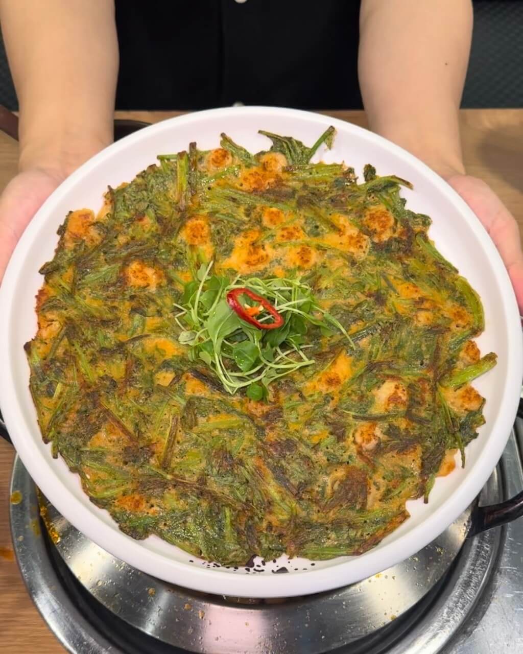 새우 미나리 전