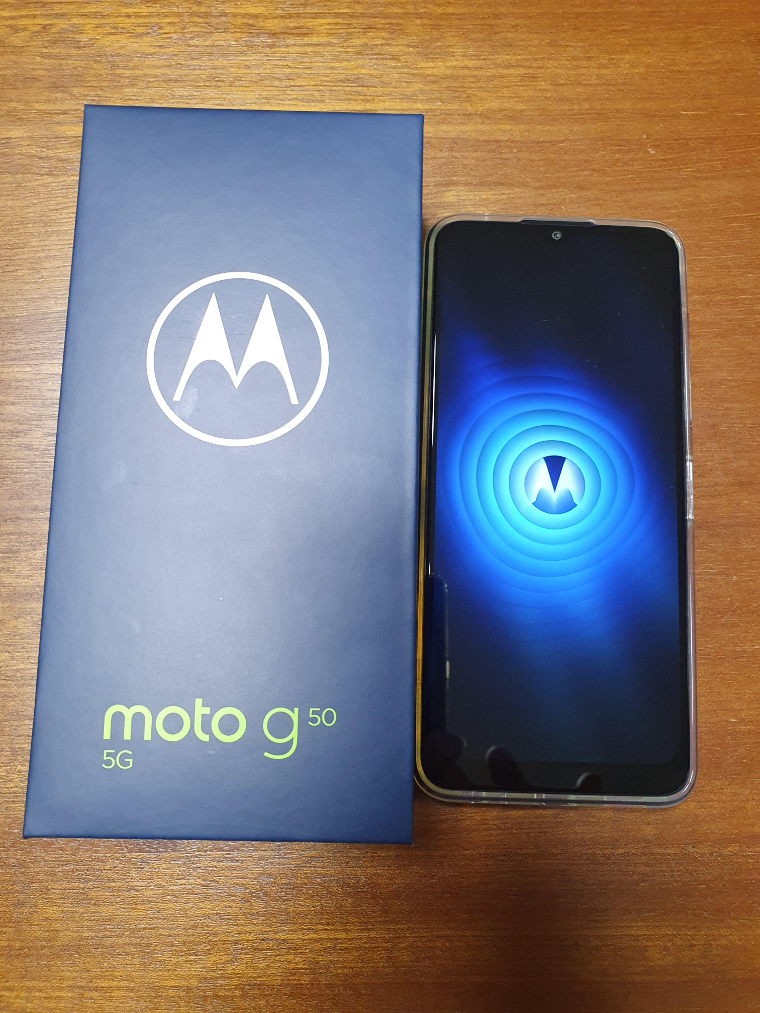 모토로라 G50 5G 부팅 화면