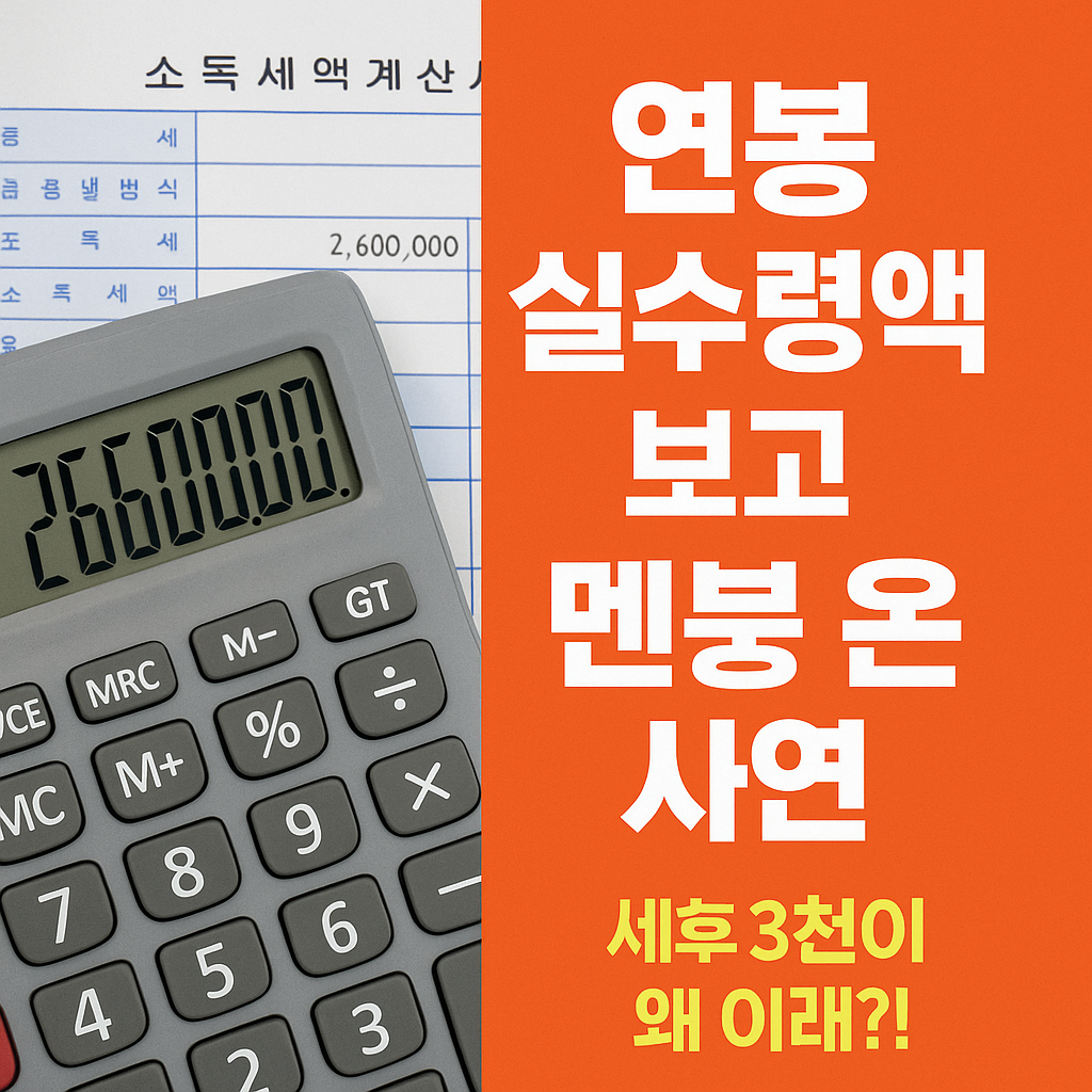 연봉 실수령액