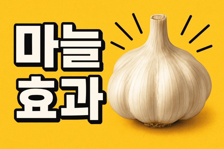 마늘 매일 먹으면 생기는 효과와 부작용
