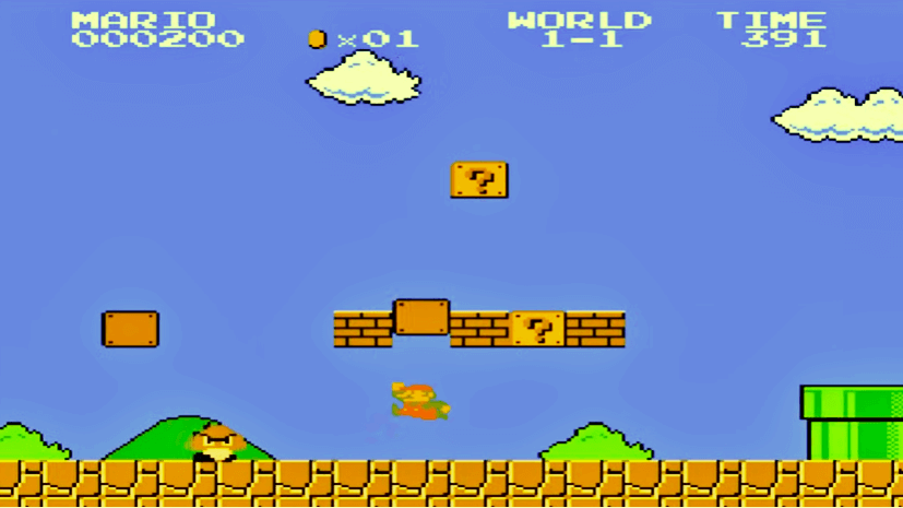 슈퍼마리오 게임하기