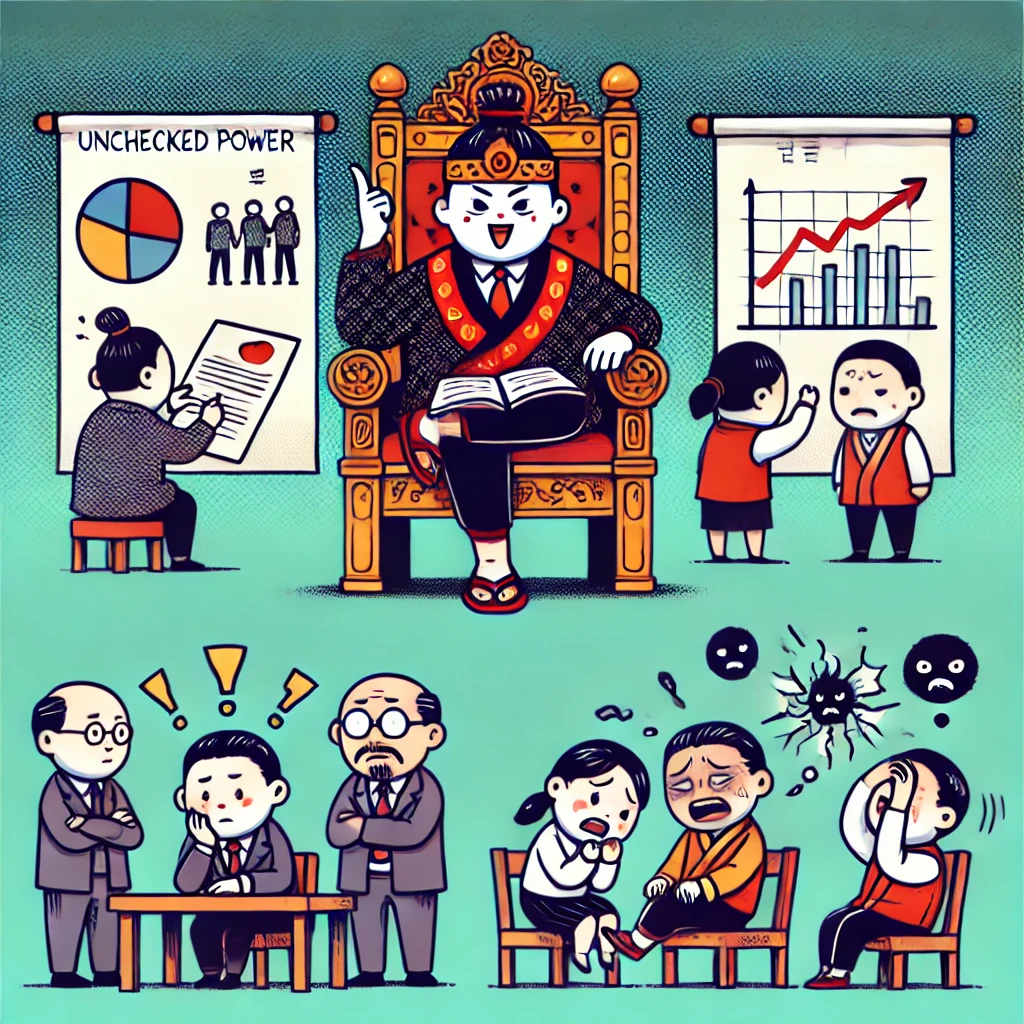 무소불위 (無所不爲) 막힘없이 무엇이든 해낼 수 있는 힘 - 3. 무소불위의 부정적 측면과 주의점
