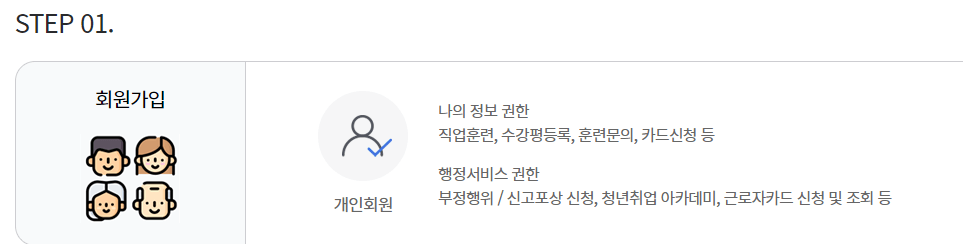 내일배움카드 발급 신청