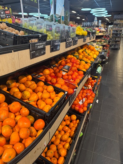 파리 carrefour 마트 내부
