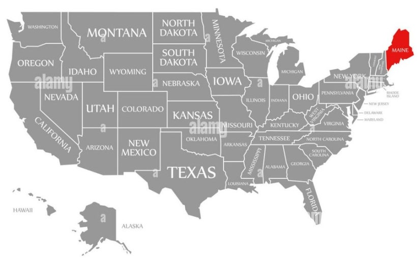 메인주 위치