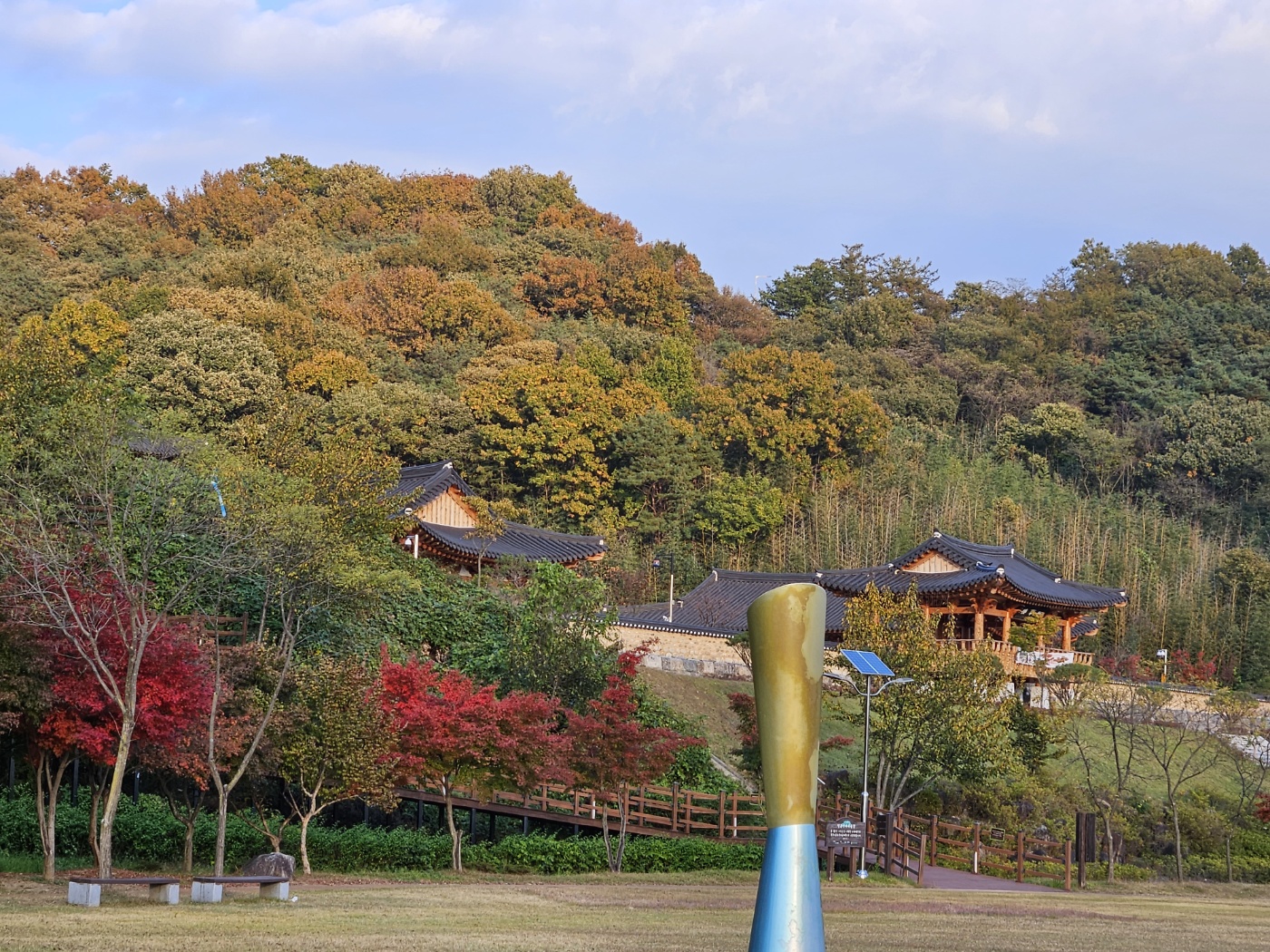 경남함양상림 산 풍경
