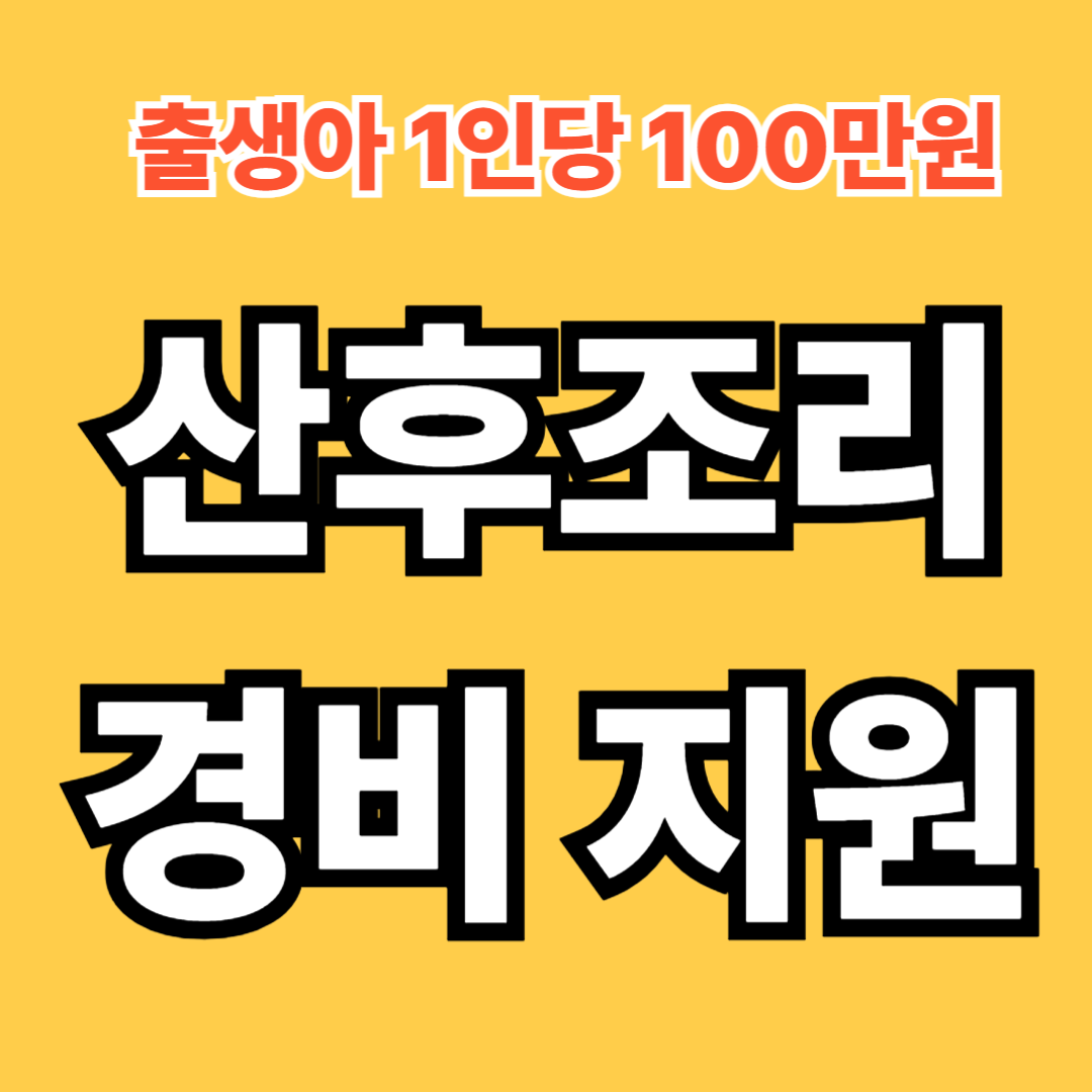 서울형 산후조리경비 지원 총정리: 100만원 바우처 신청방법, 사용처, 주의사항 (2026 업데이트)