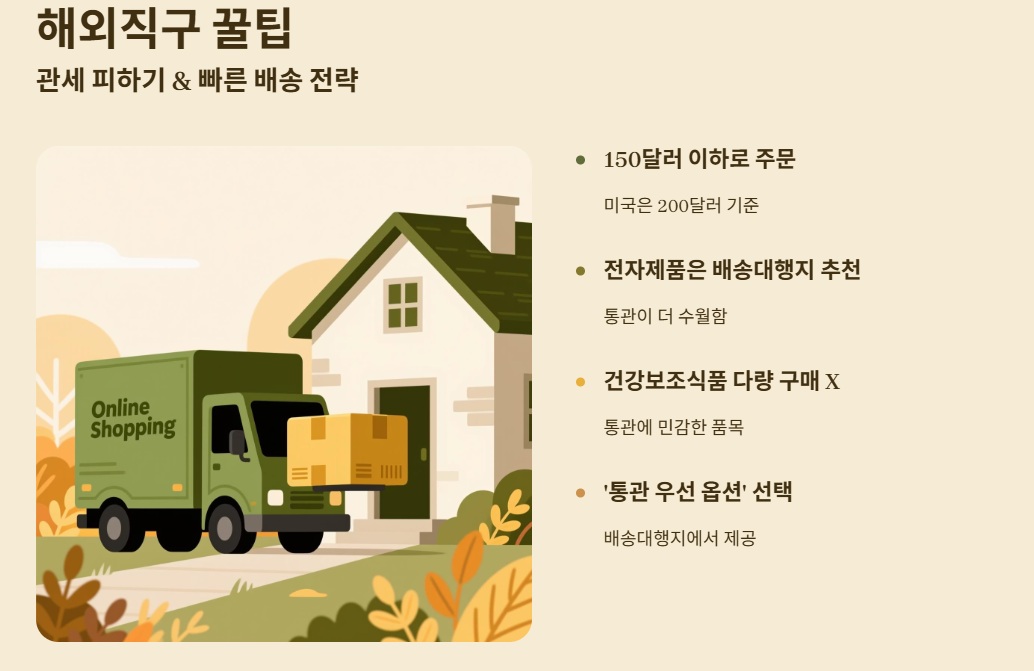해외직구 꿀팁