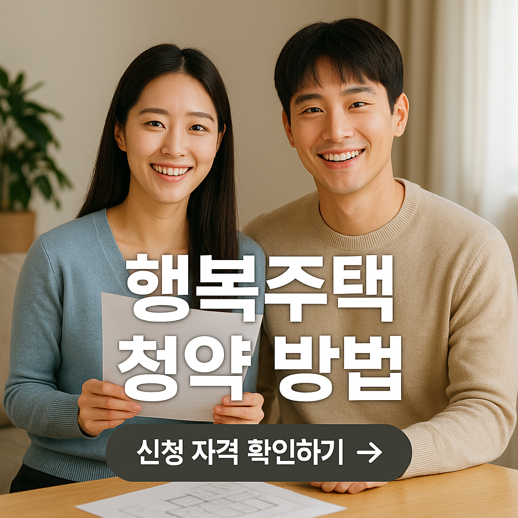 행복주택 청약 방법