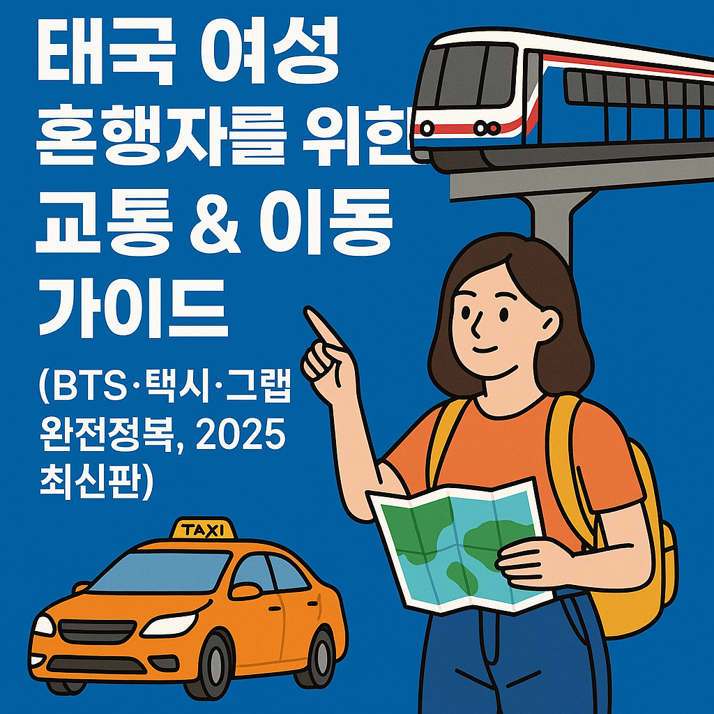 태국 여성 혼행자를 위한 교통 & 이동 가이드