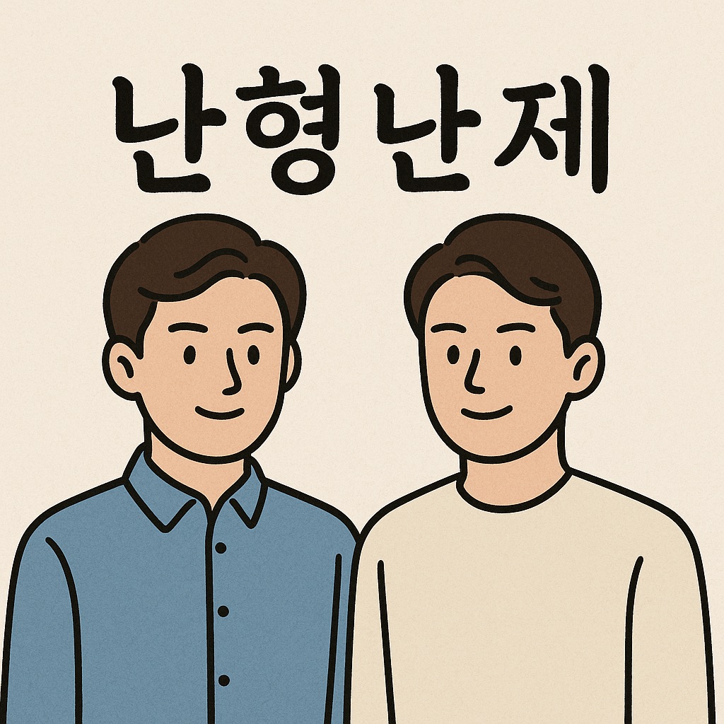 난형난제 이미지