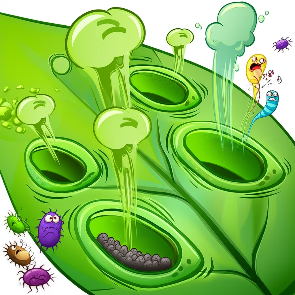 먼지 낀 식물 잎, 깨끗하게 관리하는..