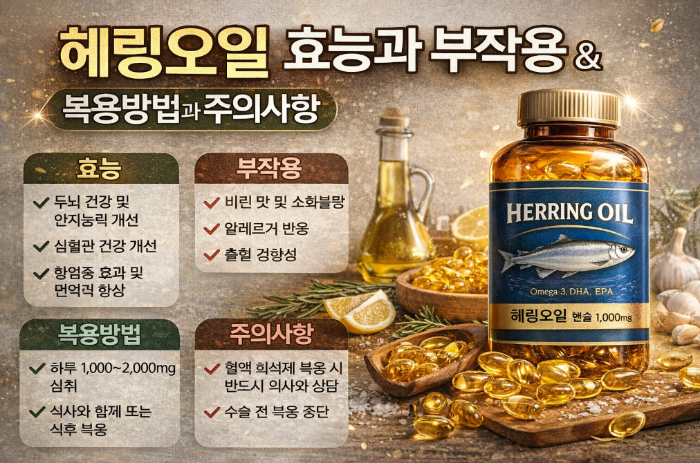 헤링오일 효능부터 부작용까지 완벽 가이드
