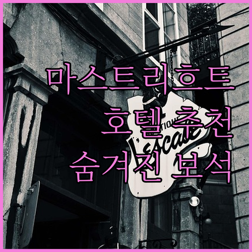 마스트리흐트 호텔 추천 가이드 숨겨진..