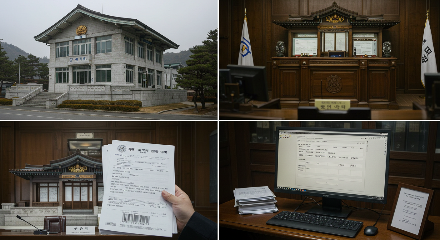 정식재판&amp;#44; 벌금 고지서&amp;#44; 고지서 재발급