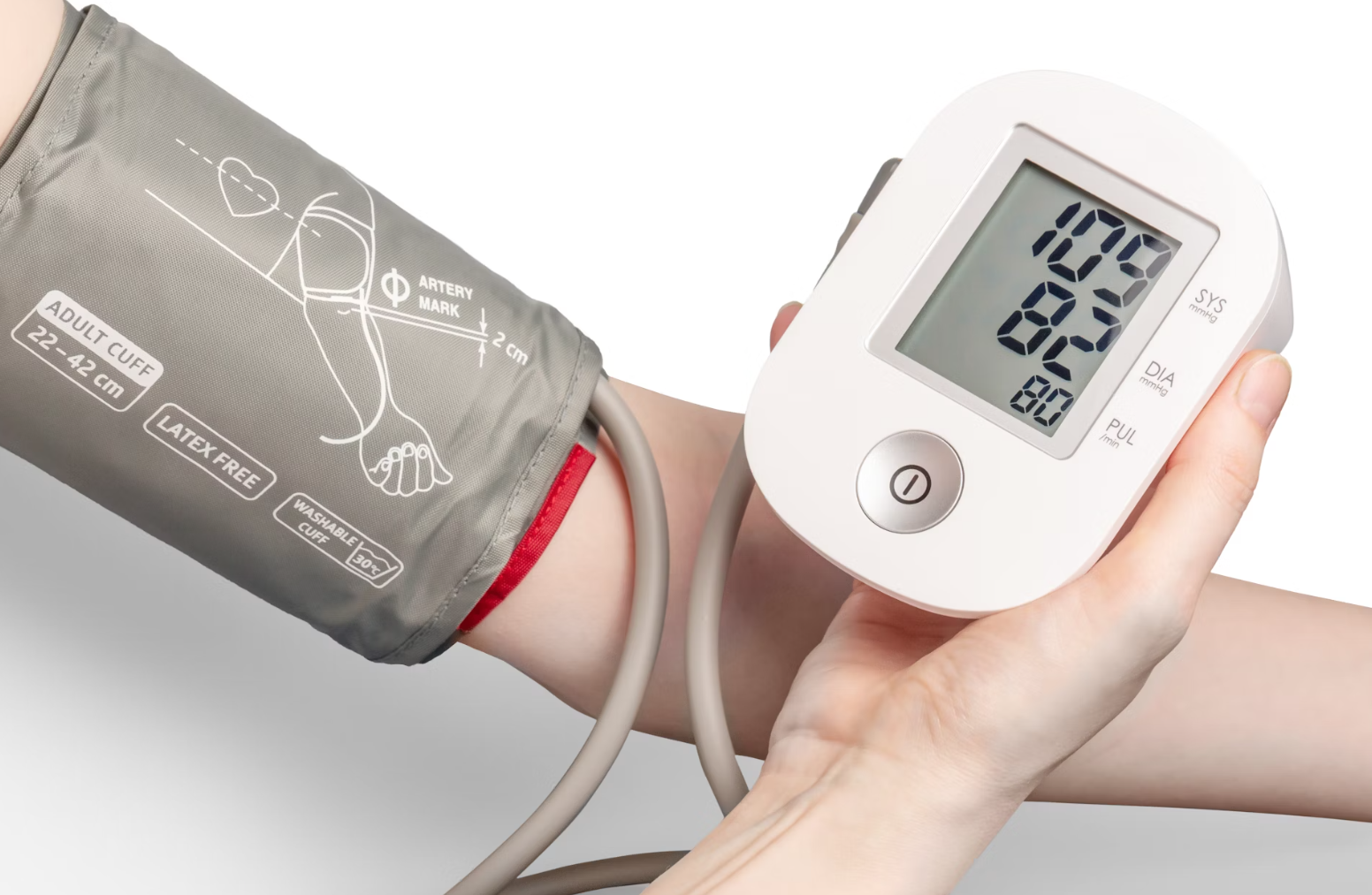 팔둘레별 커프 사이즈 표