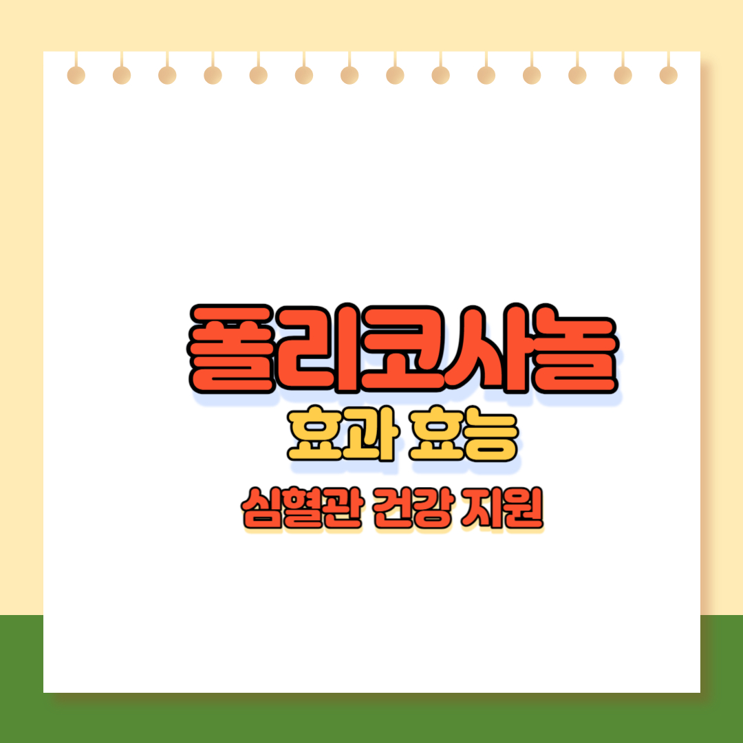 심혈관 건강지원