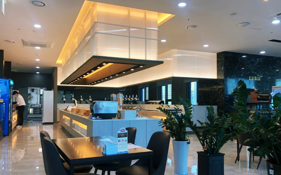 더 뷰 레스토랑 실내 사진