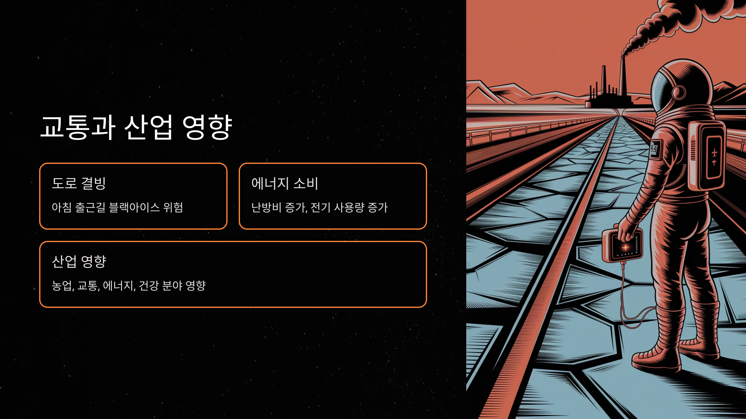 교통과 산업에 미치는 영향