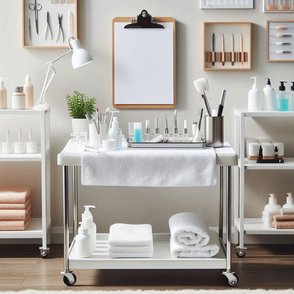 피부,체형관리 샵 배경