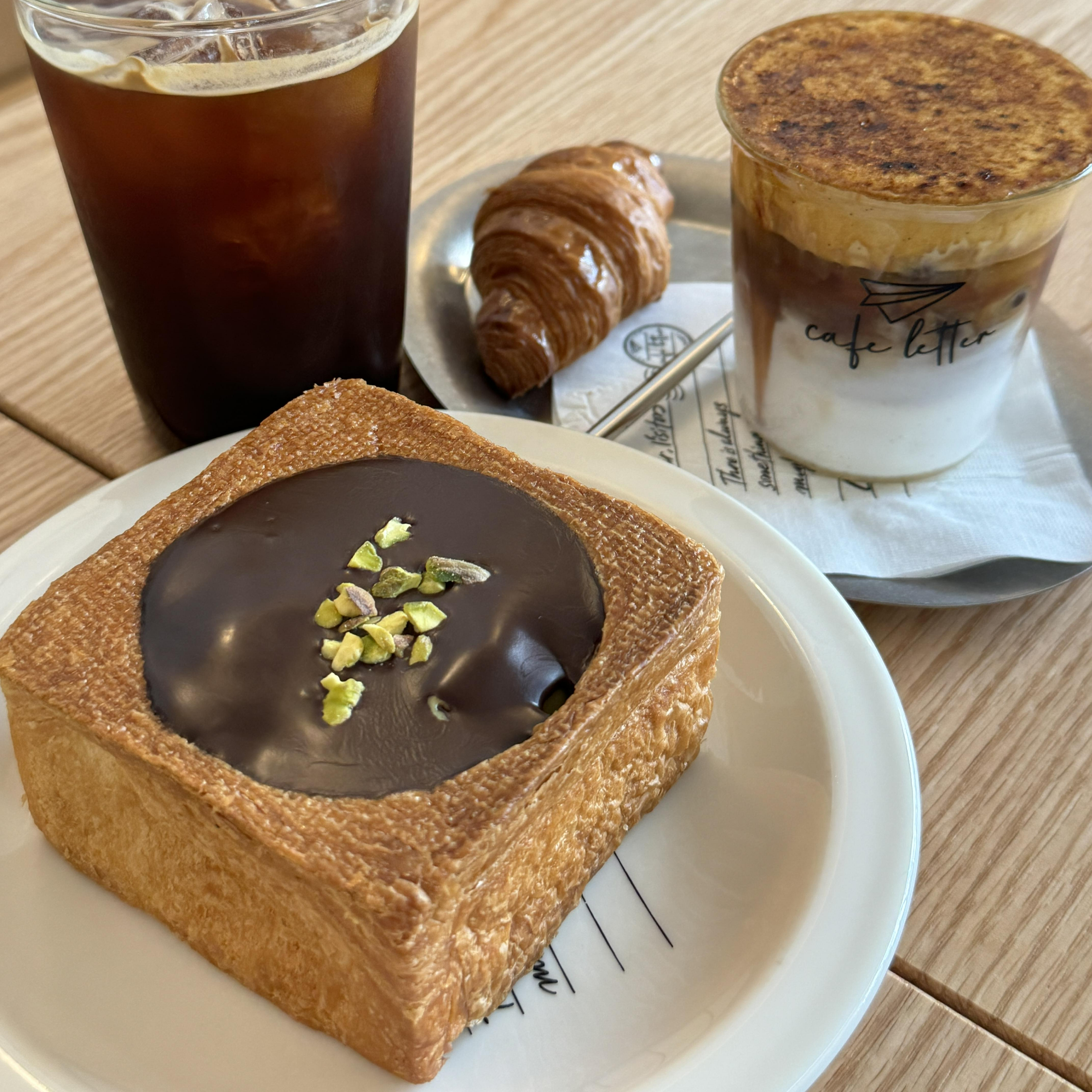 카페레터에서 시킨 모든 메뉴