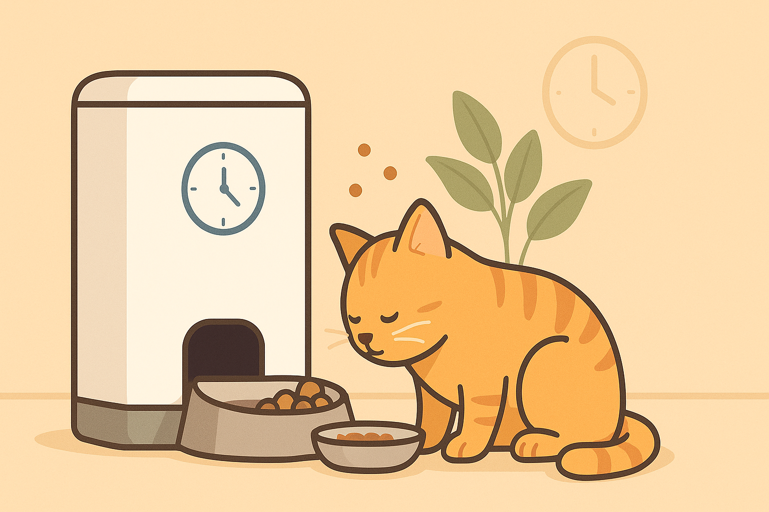 고양이 자동급식기