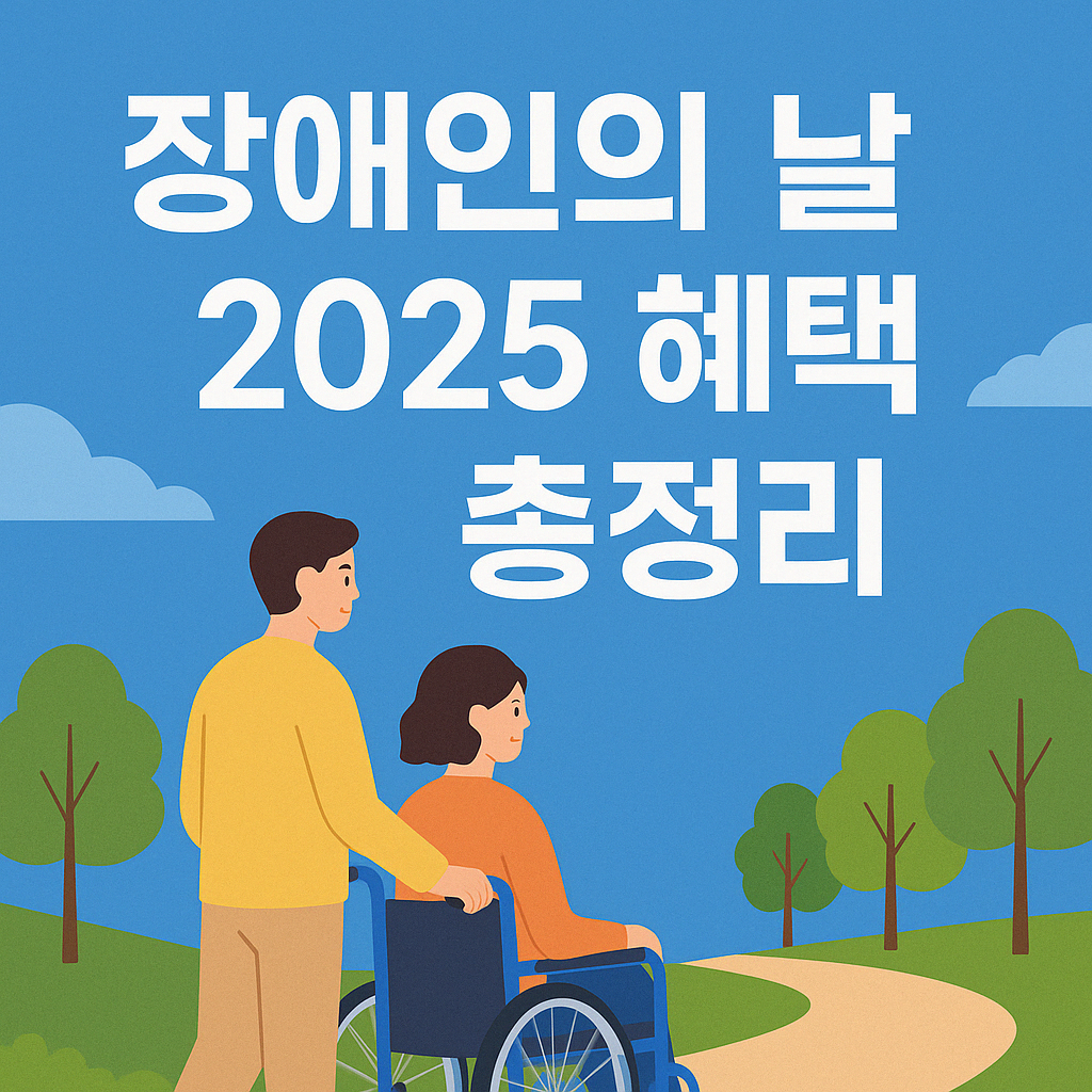 장애인의 날 2025 혜택 요약 이미지