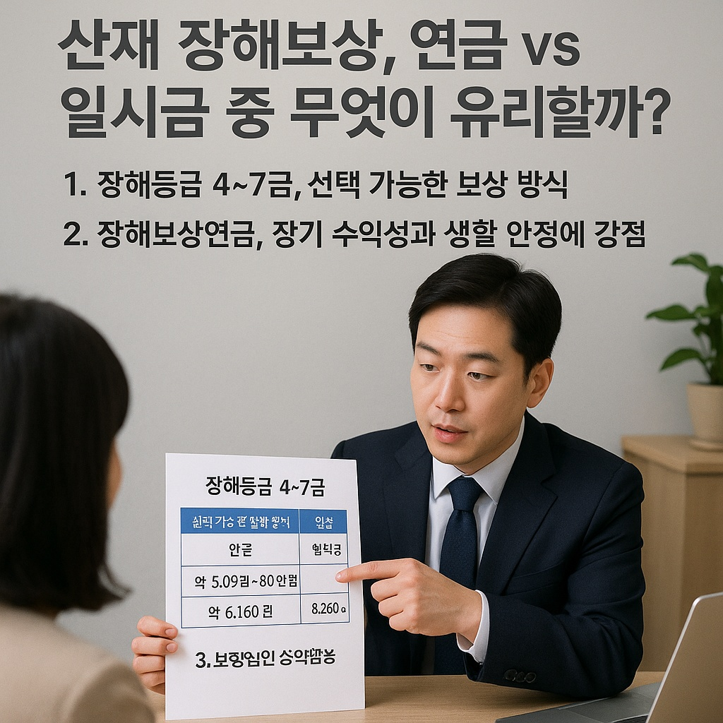 장해보상연금 상담 이미지