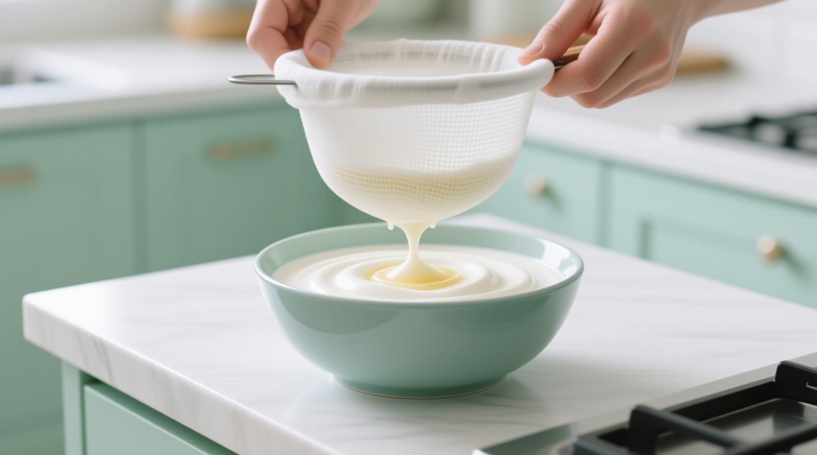 그릭요거트 만드는 방법, 유청을 걸러내 혈당 관리에 좋은 꾸덕한 요거트