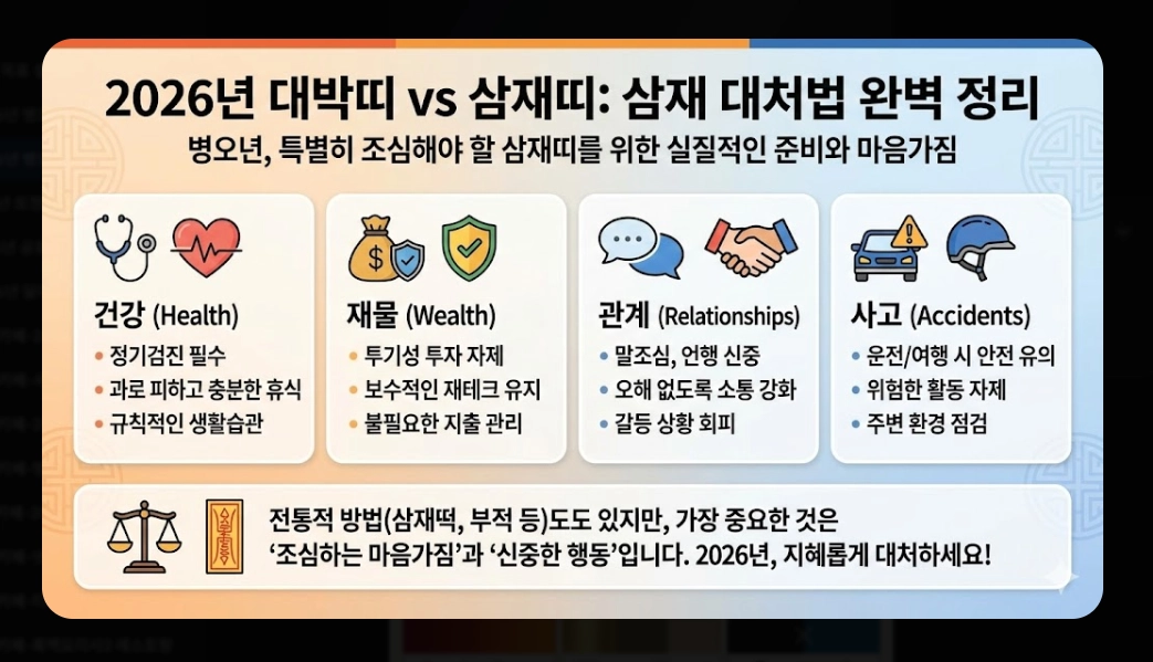 2026년 병오년 새해 운세 완벽 정리