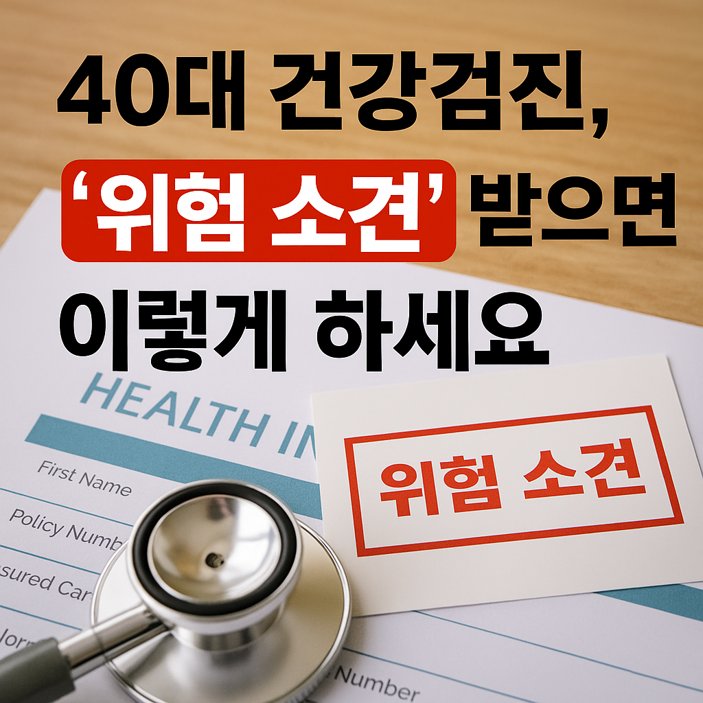 건강검진에서 ‘위험 소견’ 받았을 때 대처법
