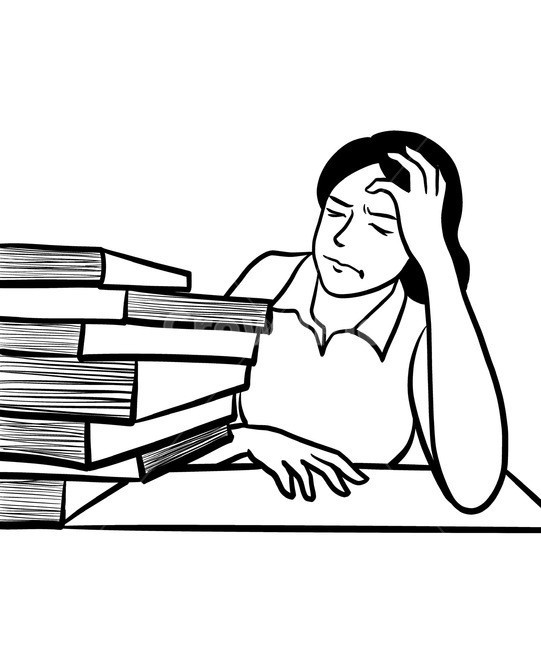 스트레스 받는 모습