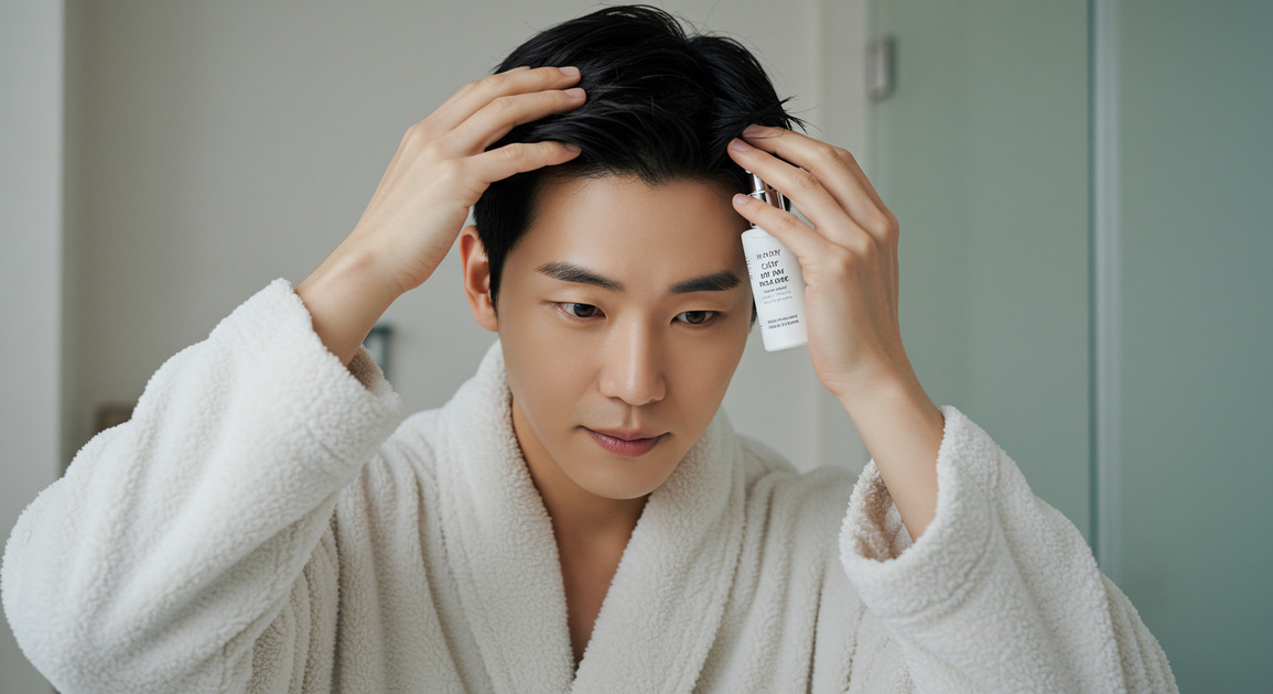 ์ง๋ฃจ์ฑ ๋ํผ์ผ ๊ด๋ฆฌํ๋ ๋จ์ฑ ์ด๋ฏธ์ง