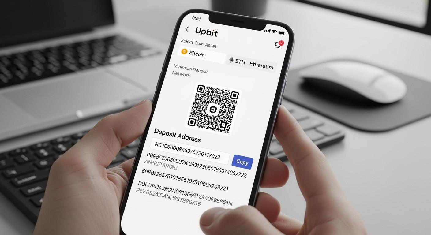 업비트 입금주소