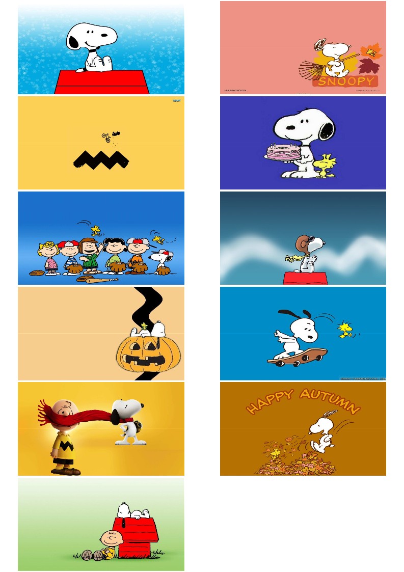 스누피 배경화면 컴퓨터 아이패드 핸드폰 아이폰