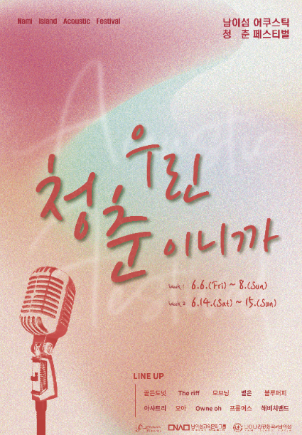 남이섬 어쿠스틱 청춘 페스티벌