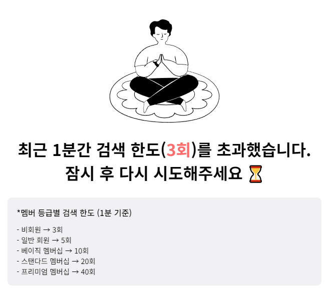 블랙키위 키워드 검색량 조회 한도