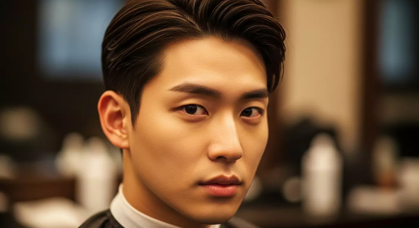 깔끔한 헤어 스타일 이미지