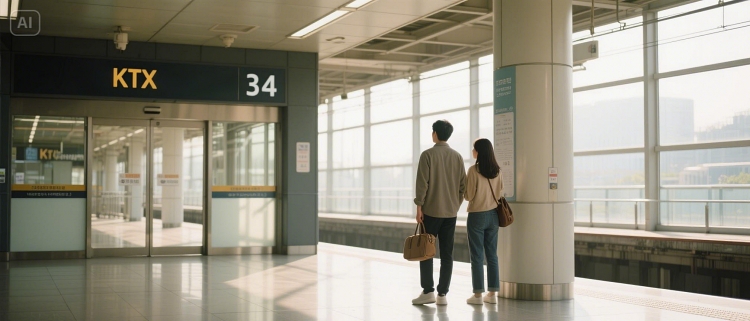 KTX 용산역 탑승 위치