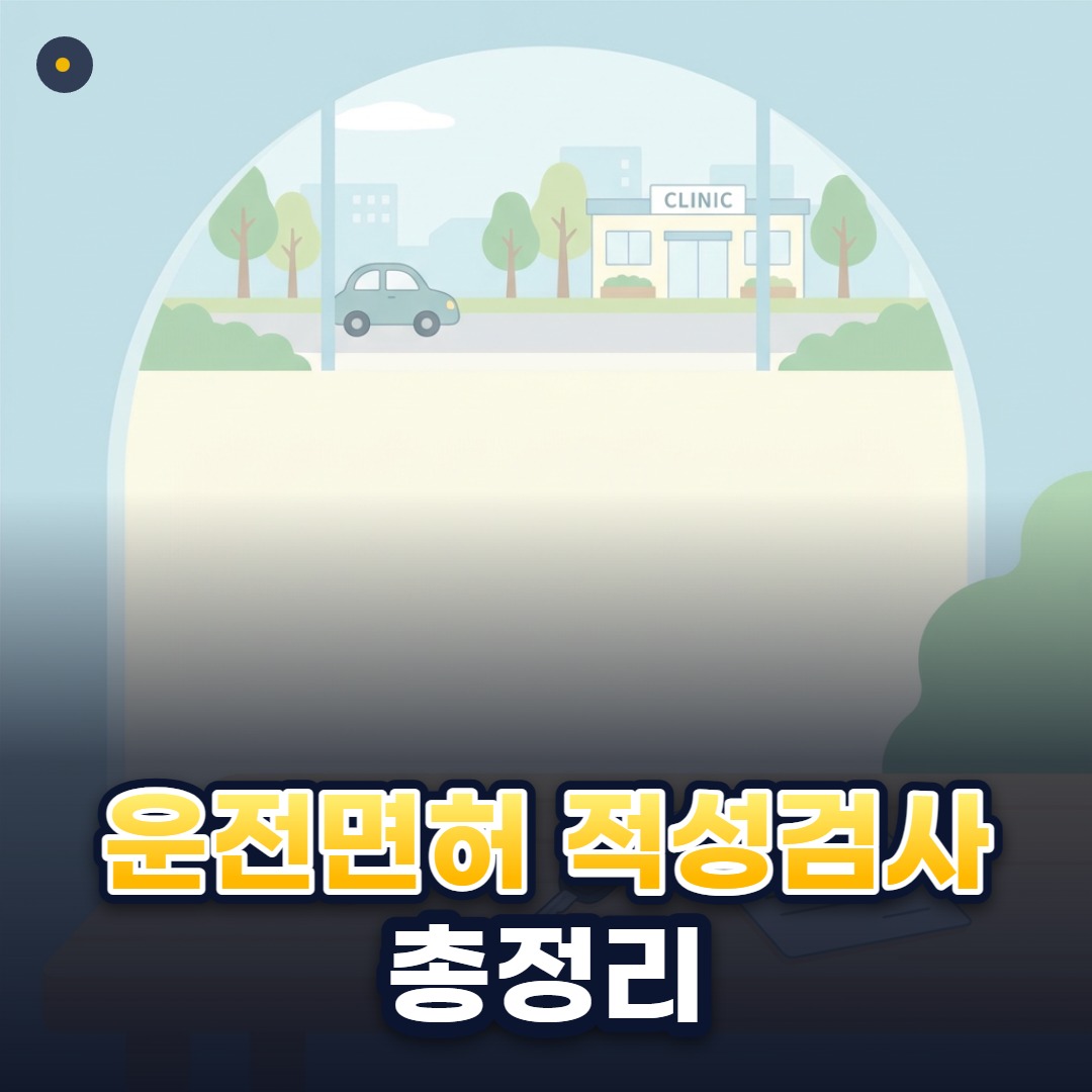 운전면허 적성검사 총정리