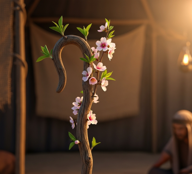 민수기 17장 - 아론의 싹 난 지팡이