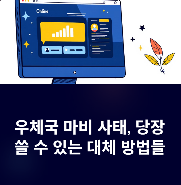 우체국 은행 뱅킹과 택배 서비스 마비 사태로 인한 불편과 당장 쓸 수 있는 대체 방법 총정리