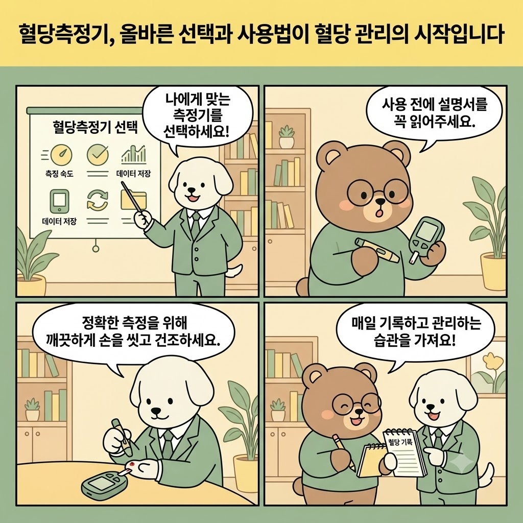 혈당측정기, 올바른 선택과 사용법이 혈당 관리의 시작입니다