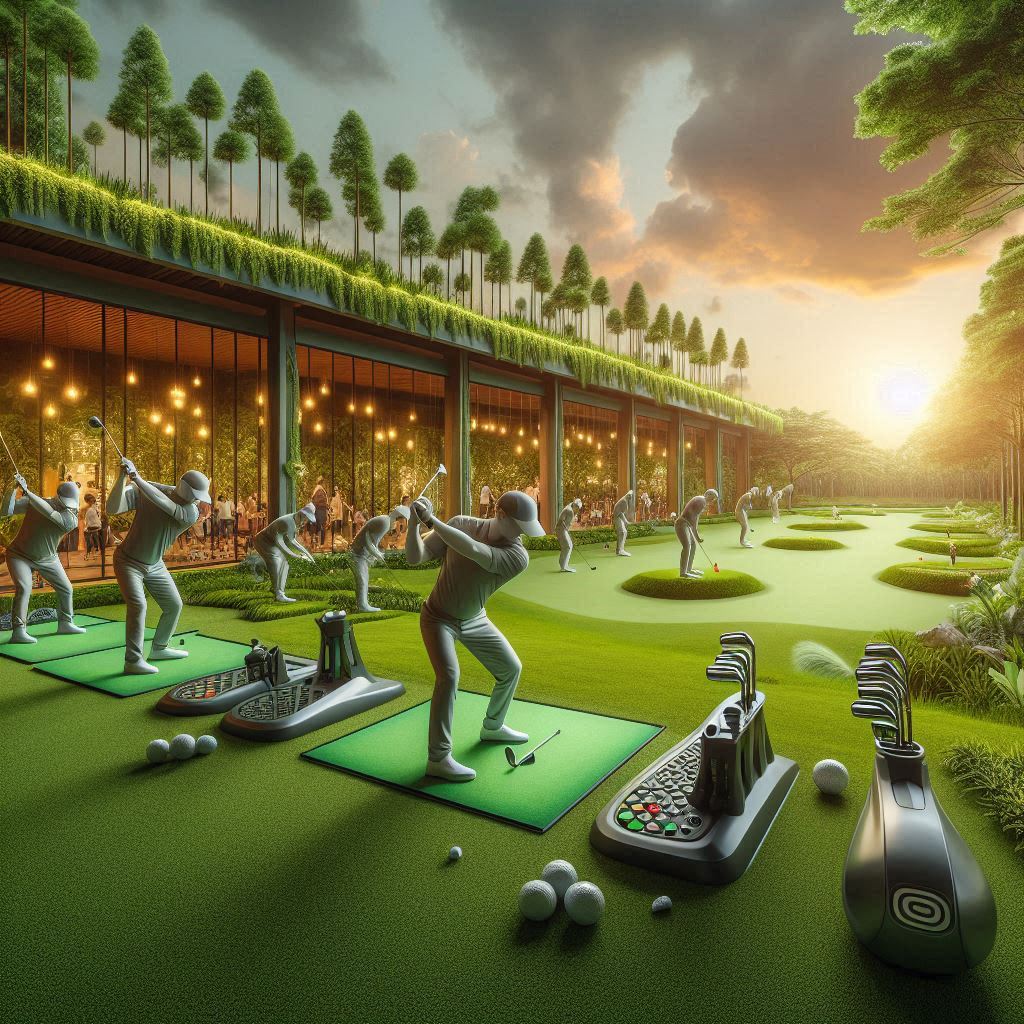 정원골프연습장 배경